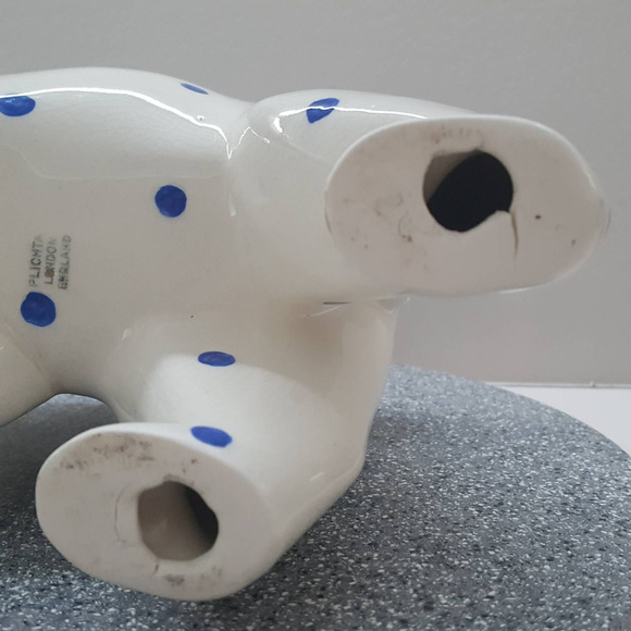 50's Plichta Weymss Bovey Blue Spotted Polar Bear - Picture 3 of 4